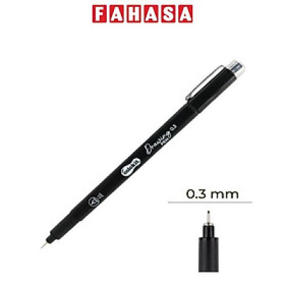 Bút Kim Kỹ Thuật 0.3 mm - Drawing Pen - Colorkit DW-C002 - Mực Đen