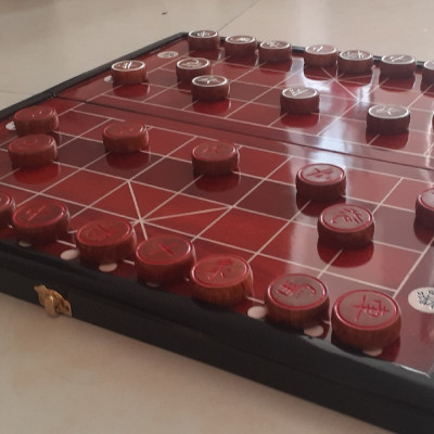 Cờ tướng gỗ hương và quân cờ gỗ hương