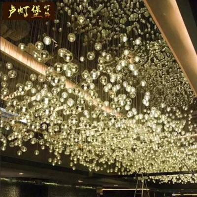 Đèn thả bóng boxci,đèn thả giọt nước,đèn thả thông tầng DT