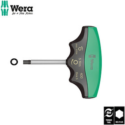 Tay vặn lực lục giác 5mm cố định lực 5Nm, 400 Hex Torque-indicator mã 05005081001