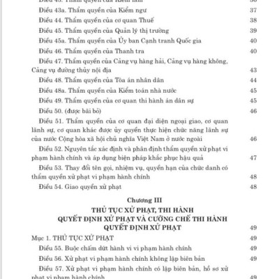 Luật xử lý vi phạm hành chính 2020 và các văn bản hướng dẫn thi hành
