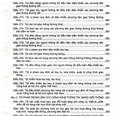 Phương Pháp Định Tội Danh Với 538 Tội Danh Trong Bộ Luật Hình Sự Năm 2015, Được Sửa Đổi, Bổ Sung Năm 2017