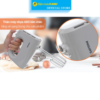 Máy đánh trứng Philips HR3705/20 - Hàng Chính Hãng