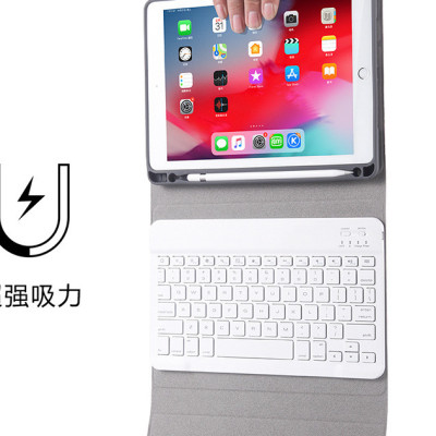 Bao da kèm bàn phím cho iPad Mini 1/2/3, Mini 4/5, Mini 6 Bluetooth Keyboard Case có khay để bút chống sốc cao cấp - Hàng chính hãng.