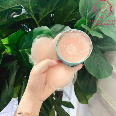 Miếng dán ngực, hộp 10 miếng dán ti silicon thông hơi cao cấp DT06