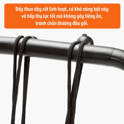 BG Sàn nhún  TRAMPOLINE 50INCH PINK, Đệm bật nhún cao cấp có tay cầm dành cho mọi lứa tuổi  (hàng nhập khẩu)