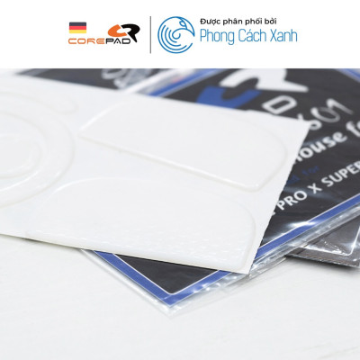 Feet chuột PTFE Corepad Skatez AIR cho Logitech G PRO X SUPERLIGHT Wireless (2 Bộ) - Hàng Chính Hãng