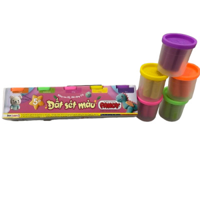 Bộ đồ chơi bột nặn màu sắc Pandy loại 5 màu thương hiệu Hàn Quốc