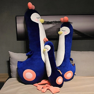 Thú nhồi bông chim cánh cụt dài nhiều màu - Size 110cm - Quà tặng gấu bông chim cánh cụt nhồi bông có kẹp chân cho mẹ bầu.