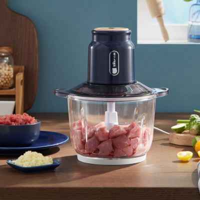 Máy Xay Thịt Bear QSJ-D03P3 2L Cực Kỳ Êm Công Suất 300 W - Hàng Chính Hãng