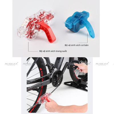 Dụng Cụ Làm Sạch Chà Sên Xích Xe Đạp CHAIN WASHER CW-022 Ngâm Trong Suốt, Làm Sạch Dầu Mỡ Dễ Dùng, Tiện lợi, Hiệu Quả, Nhanh chóng (2 tùy chọn) - Mai Lee