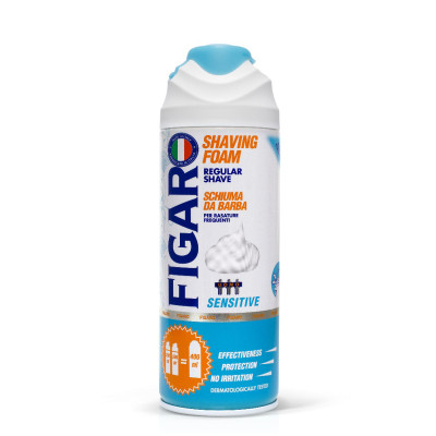 Bọt cạo râu Figaro giúp làm mềm râu tránh đau rát Italy 400ml