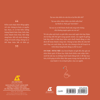 Sách - On Task - Đúng Việc (Bộ Não Chúng Ta Làm Việc Như Thế Nào?)