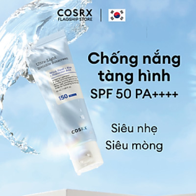 Kem chống nắng COSRX Ultra-Light Invisible Sunscreen SPF50 PA++++
