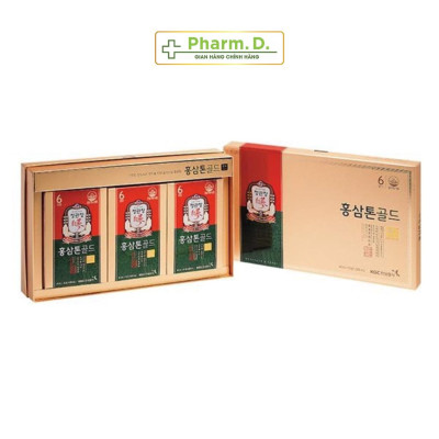 Nước Hồng Sâm Pha Sẵn Tonic Gold KGC Cheong Kwan Jang (40ml x 30 gói, 10 gói)