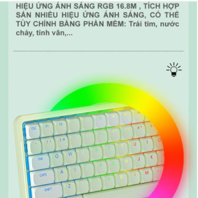 Bàn phím cơ không dây Dual mode Newmen Mama SK01 - Hàng chính hãng