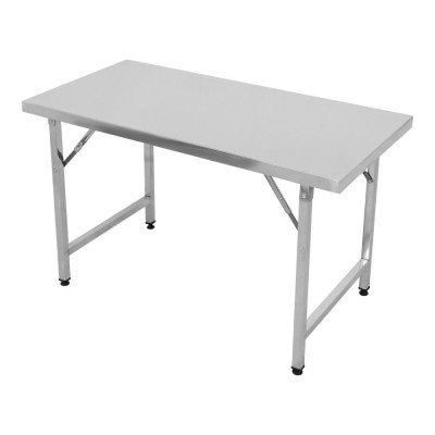 [Chính hãng Qui Phúc] Bàn inox 201 FELIX chân xếp gọn Thái Lan 70x120cm cao 75cm