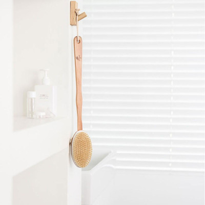 Bàn Chải Chà Lưng Đa Năng Tháo Ráp Có Tay Cầm, Gậy Chà Lưng Khi Tắm Massage BODY Sạch Bong (Hàng Chính Hãng) B123