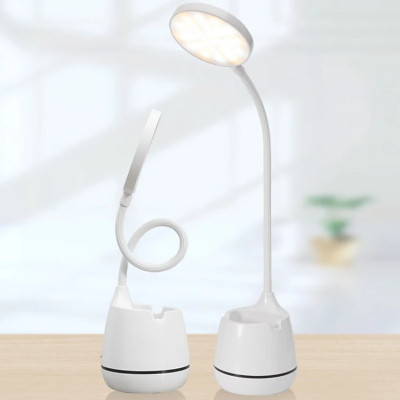 Đèn Bàn Học Led Bảo Vệ Mắt Chống Cận Làm Việc - Đọc Sách - Học Tập - Thân Đèn Uốn Cong Tiện Lợi - Linh Hoạt Điều Chỉnh Góc Độ & Vùng Sáng - Hàng Chính Hãng