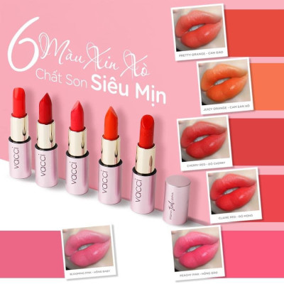 Son Dưỡng Môi VACCI - Lên Màu Đẹp - Lâu Phai - Vitamin Tint Lipstick - Môi Căng Mọng - Mượt Mà