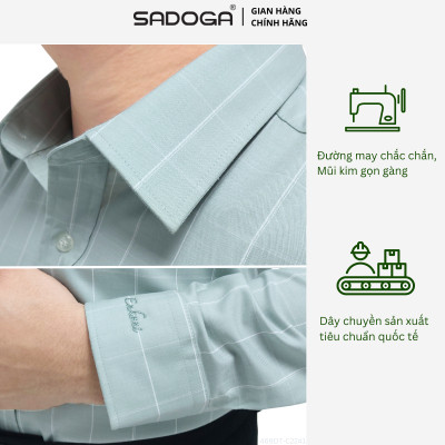 Áo Sơ Mi Nam Dài Tay Dáng Regular Fit, Chất Liệu Bamboo Cao Cấp C2241
