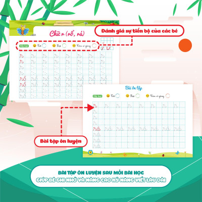 Sách - Phiếu Luyện Đọc Luyện Viết Cùng Gấu Kiki - Combo 4 Cuốn - Megabook