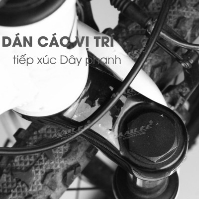 20 Tem dán khung xe đạp chống trầy xước (20 miếng/ bộ), Màng Bảo Vệ Chống Trầy Xước cho vị trí tiếp xúc nhiều - Mai Lee 