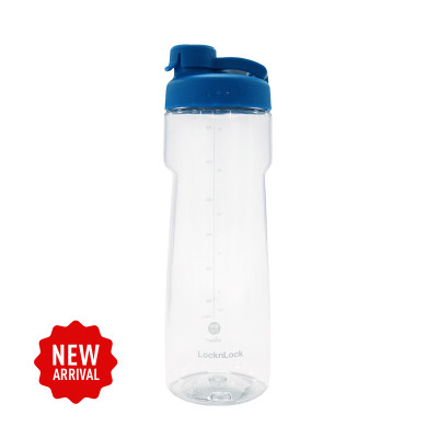 Bình nước nhựa thể thao LocknLock 550ml ABF723BLU, 730ml ABF724BLU, Hàng chính hãng, nắp bật - JoyMall