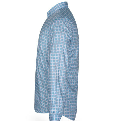 Áo sơ mi nam tay dài form ôm slim fit Khatoco A1MD468S1-CNCR173-2411-D