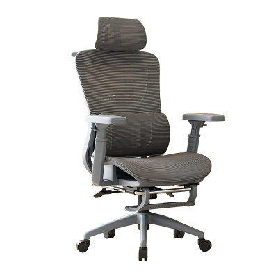Office Furniture with Tilt Lock and Lumbar Support, Adjustable Arms, With Footrest. Nội thất văn phòng có khóa nghiêng và hỗ trợ thắt lưng, tay vịn có thể điều chỉnh, có chỗ để chân