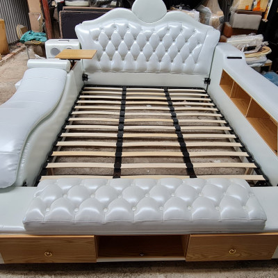 Giường ngủ cao cấp Juno Sofa lọt lòng nệm 1m6 x 2m 