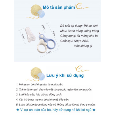 Kéo Cắt Móng Tay An Toàn Cho Bé Ku.Ku Duckbill - Từ 0 Tháng Tuổi