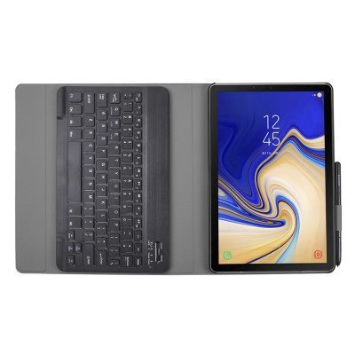 Bao da kèm bàn phím dành cho Samsung Galaxy Tab S7 FE T735, Tab S7+ Plus T970, Tab S7 T870 Bluetooth Keyboard Case có khay để bút chống sốc cao cấp - Hàng chính hãng.
