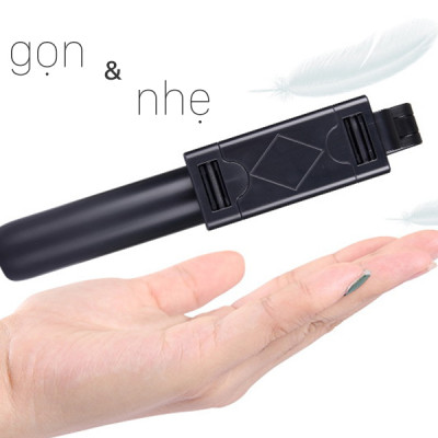 Gậy chụp ảnh tự sướng Mawa K07 - Tích hợp 3 chân tripod và remote bluetooth chụp từ xa - Hàng chính hãng