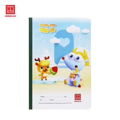 Lốc 10 quyển Vở 4 Ô ly 80 trang Hồng Hà School Hươu con vui vẻ - 0515