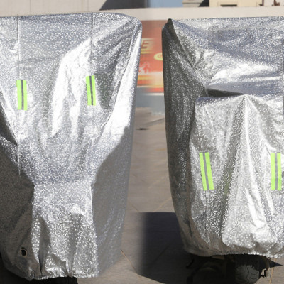 Bạt trùm xe máy tráng nhôm loại siêu dày chất lượng cao, chống mưa chống nắng xe máy, có túi đựng bạt trùm chính hãng D Danido