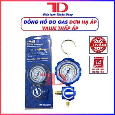 Đồng hồ đo gas đơn hạ áp VALUE hàng chính hãng