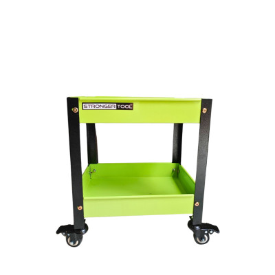 Xe đẩy dụng cụ mini 2 tầng thép sơn tĩnh điện