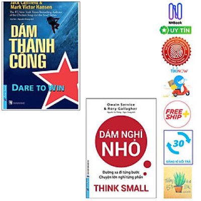 Combo Dám Nghĩ Nhỏ Và Dám Thành Công ( Tặng sổ tay)
