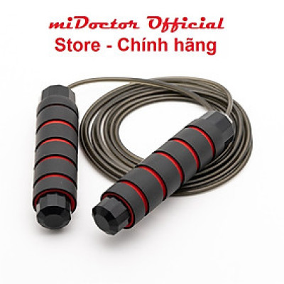 [Loại Tốt – Lõi Thép] Dây nhảy thể dục có thể điều chỉnh dây, Dây nhảy lõi thép, không bị rối dùng để tập thể dục độ dài 2.9m, hỗ trợ giảm cân – Chính hãng miDoctor