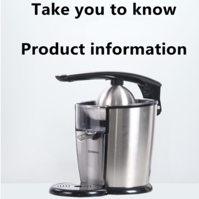 Máy vắt cam nhãn hiệu Canmax CJ-186 công suất 120W, dung tích 1000ml, chiều dài dây cắm 1m - Hàng Nhập Khẩu