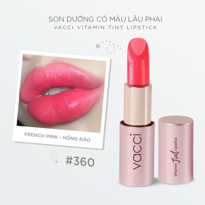 Son Dưỡng Môi VACCI - Lên Màu Đẹp - Lâu Phai - Vitamin Tint Lipstick - Môi Căng Mọng - Mượt Mà