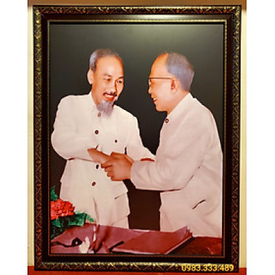 Ảnh gốc Bác Hồ và Bác Tôn