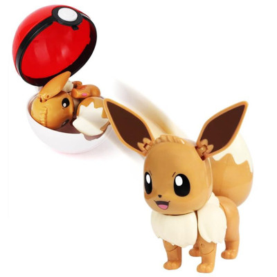 Đồ Chơi Bóng Pokemon Biến Hình - Eevee - Pokemon Toys ZC8915E