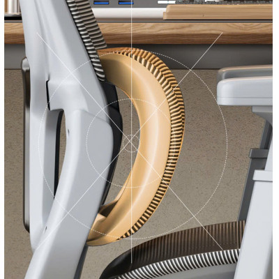 Office Furniture with Tilt Lock and Lumbar Support, Adjustable Arms, With Footrest. Nội thất văn phòng có khóa nghiêng và hỗ trợ thắt lưng, tay vịn có thể điều chỉnh, có chỗ để chân