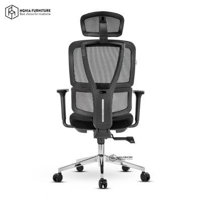 Ghế công thái học Nghia furniture LUMBAR - Ghế xoay văn phòng làm việc nhiều tính năng khủng