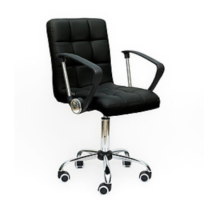 Ghế xoay làm việc nhỏ gọn Ghế tiếp tân nệm simili chân tăng giảm cao cấp CE1009-P Nội thất CAPTA Morden Office Chair 