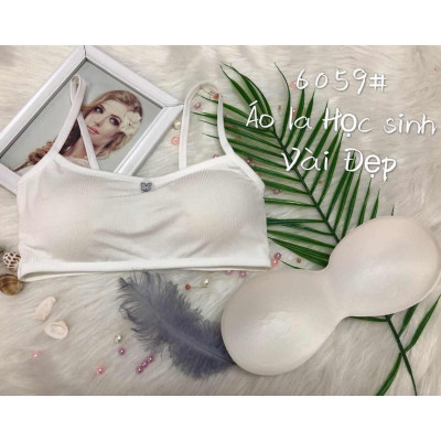 ÁO LÁ HỌC SINH COTTON SỌC DÂY MẢNH 6059