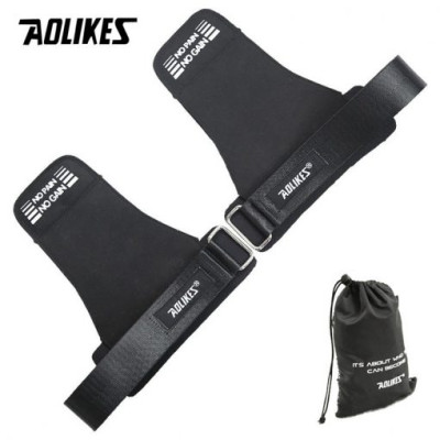 Găng tay tập gym AOLIKES 7639 hở mu bảo vệ lòng bàn tay sport wrist band