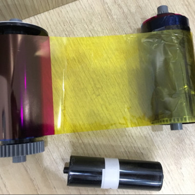 Ruy băng mực màu YMCKO máy in thẻ nhựa SOLID 310/510 series - 250 lần in/cuộn - In được 125 thẻ in màu 2 mặt - Màu in sắc nét - Công nghệ thẩm thấu thăng hoa cao cấp - Hàng chính hãng